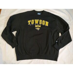 Towson University Tigers TU Mom Sweatshirt Crewneck Pullover by Blue 84 Sz 3XL
